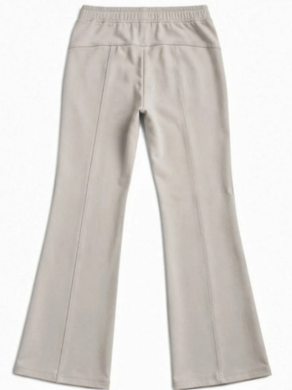 Soft Surroundings Women's Large Beige Pull On Pants Stretch Flare Leg Casual L